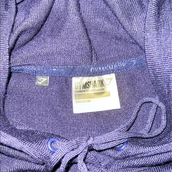 PLEASE DO NOT PURCHASE Gymshark Isla Knit Sleeveless Hoodie Navy Small Merino - Picture 6 of 7